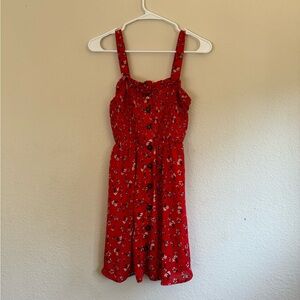 Floral Print Sundress, Lined, Size S